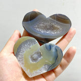 37 Pieces Geode Druzy Agate Heart -Wholesale Crystals