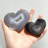 37 Pieces Geode Druzy Agate Heart -Wholesale Crystals