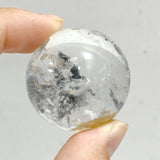 Enhydro Quartz Sphere Moving Bubble Black Quicksand