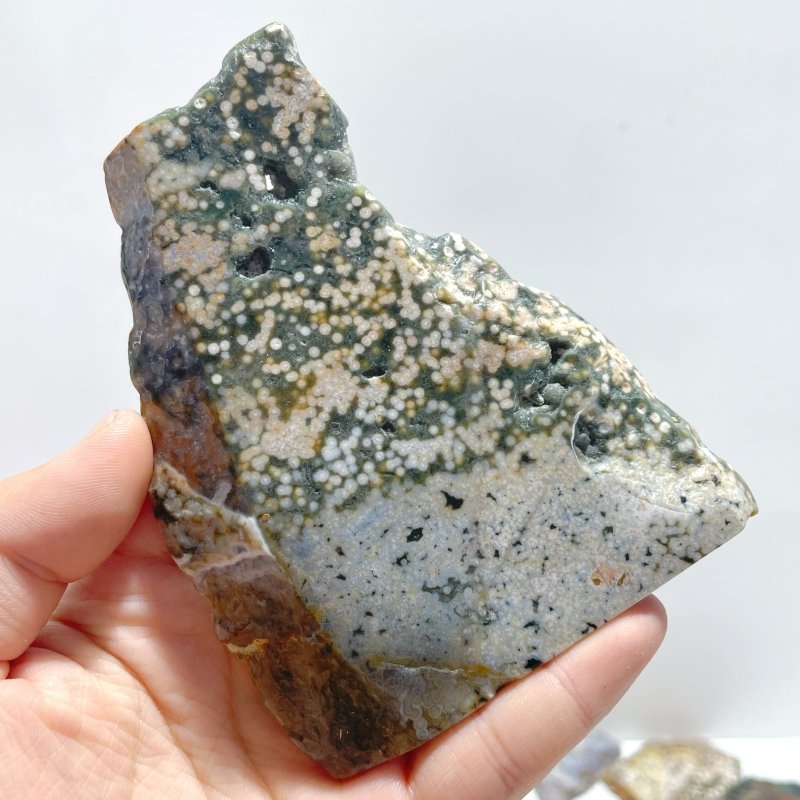 39 Pieces Beautiful 8th Vein Ocean Jasper Slab - Wholesale Crystals