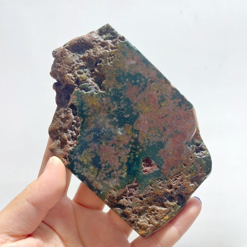 39 Pieces Beautiful 8th Vein Ocean Jasper Slab - Wholesale Crystals