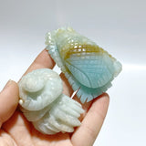 39 Pieces Caribbean Calcite Sea Animals Carving - Wholesale Crystals