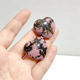3CM Rhodonite Heart Wholesale - Wholesale Crystals