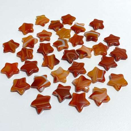 3CM Stripe Carnelian Star Carving Wholesale -Wholesale Crystals