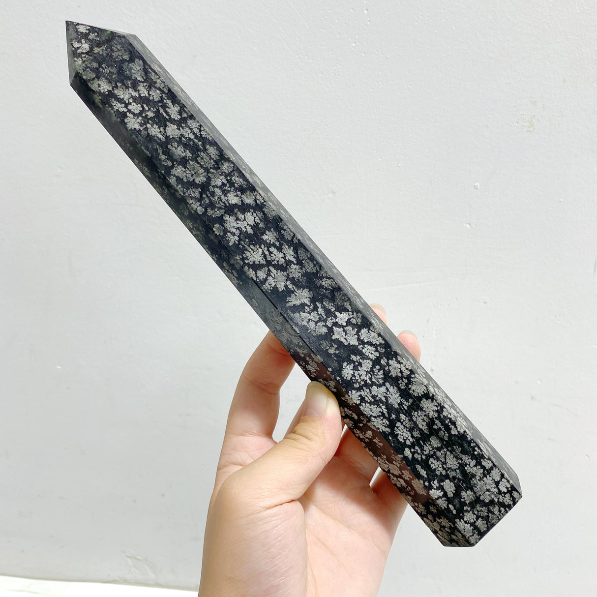 6 Pieces Tall Snowflake Stone Point