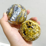 12 Pieces Geode Druzy 8th Vein Ocean Jasper Spheres