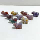 Mini Ocean Jasper Goat Carving Wholesale