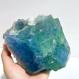 5 Pieces Large Raw Blue Fluorite Mixed Calcite Specimen For Collection