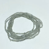 3MM Multi - Faceted Crystal Flash Bead Bracelets Necklace Wholesale Labradorite Sunstone Aquamarine - Wholesale Crystals