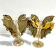 4 Pairs Septarian Butterfly Wing Carving With Stand 1 - Wholesale Crystals