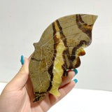 4 Pairs Septarian Butterfly Wing Carving With Stand 2 - Wholesale Crystals