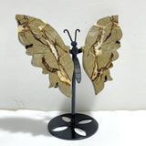 4 Pairs Septarian Butterfly Wing Carving With Stand 5 -Wholesale Crystals
