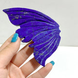 4 Pairs Small Lapis Lazuli Butterfly Wing Carving With Stand - Wholesale Crystals