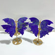 4 Pairs Small Lapis Lazuli Butterfly Wing Carving With Stand - Wholesale Crystals