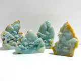 4 Pieces Beautiful Caribbean Calcite Landscape Pavilion Carving 7 - Wholesale Crystals