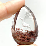 4 Pieces Deer Garden Quartz Inner Scene Carving - Wholesale Crystals