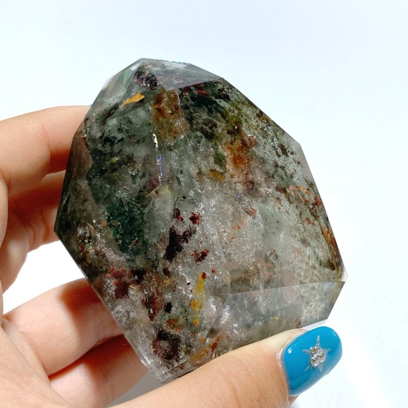 4 Pieces Garden Quartz Free Form With Stand - Wholesale Crystals