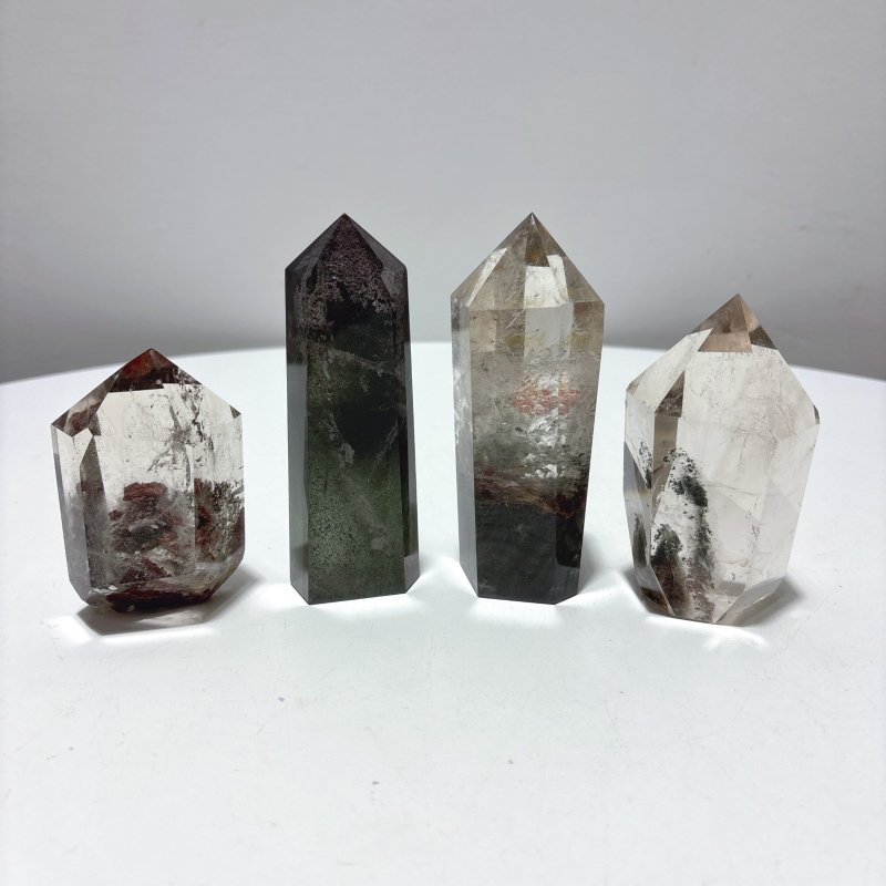 4 Pieces Garden Quartz Tower - Wholesale Crystals