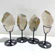 4 Pieces Golden Rutile Quartz Free Form With Stand -Wholesale Crystals