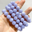 4 Pieces High Grade Blue Lace Agate Bracelet (HGUB23) - Wholesale Crystals