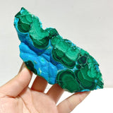 4 Pieces High Quality Beautiful Chrysocolla Mixed Malachite Slab Specimen 1 - Wholesale Crystals
