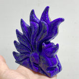 4 Pieces Lapis Lazuli Nine-tailed Fox Carving -Wholesale Crystals
