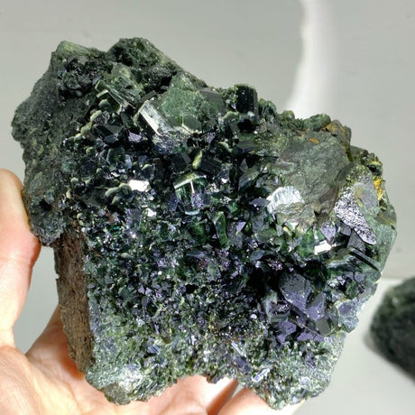 4 Pieces Raw Epidote Stone Specimen For Collection - Wholesale Crystals