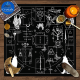 4 Zodiac Altar(1 - 1) Tarot Tablecloth - Wholesale Crystals