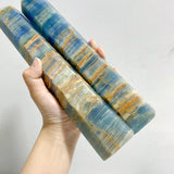 5 Pieces Tall High Quality Blue Onyx Point