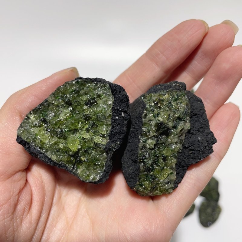 41 Pieces Peridot Raw Stone Specimen -Wholesale Crystals