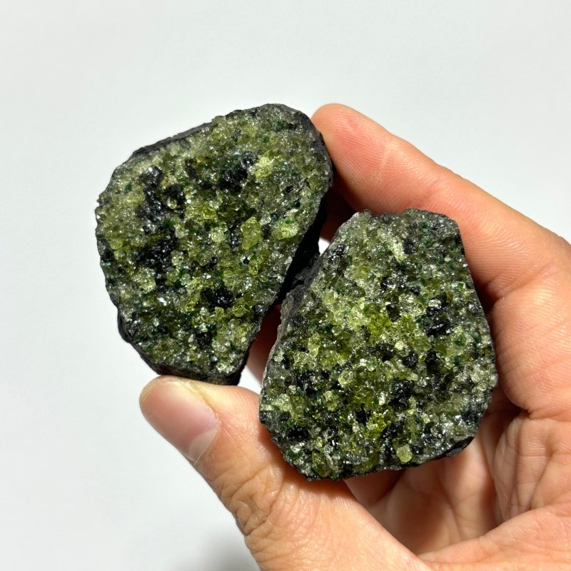 41 Pieces Peridot Raw Stone Specimen -Wholesale Crystals
