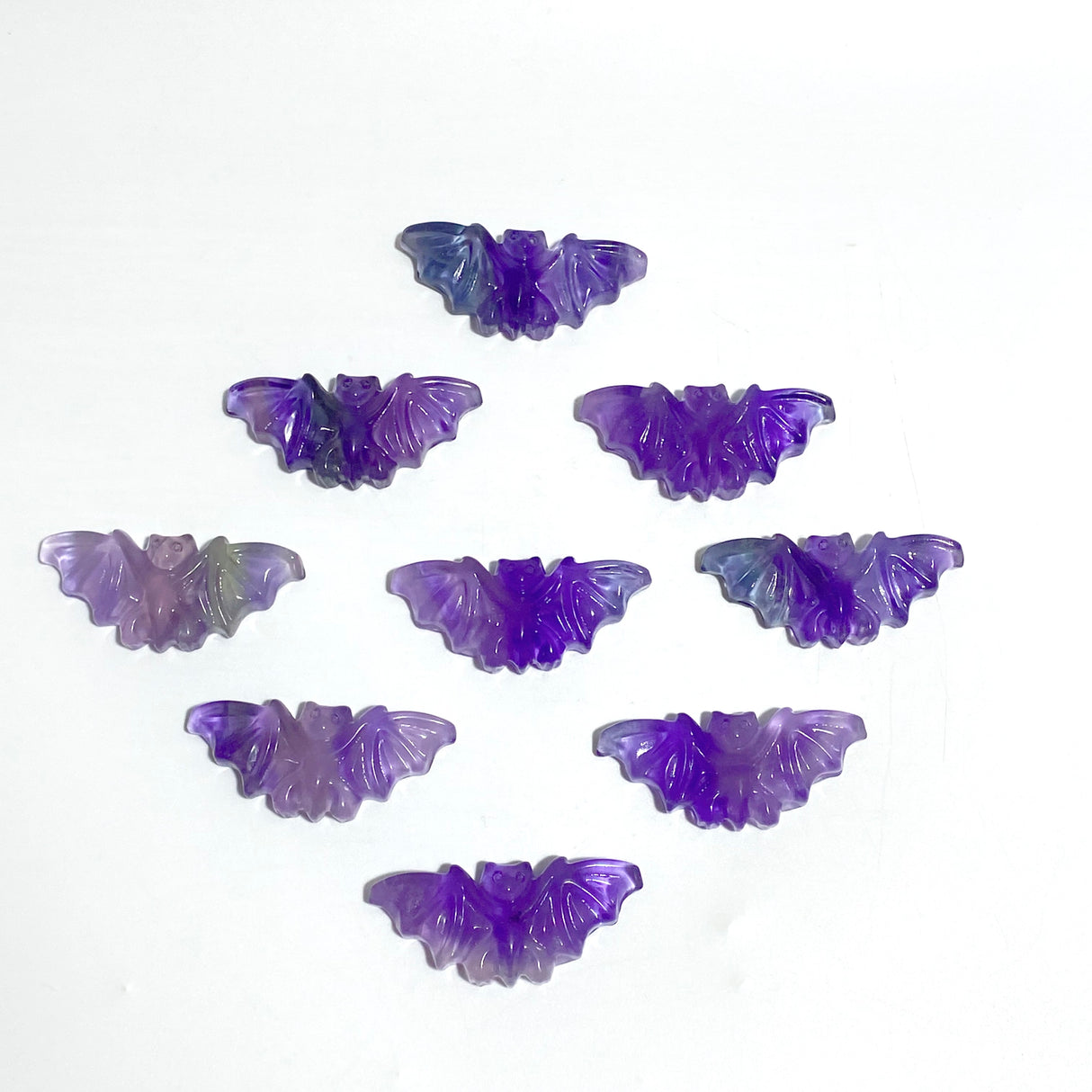 Rainbow Fluorite Bat Carving Wholesale