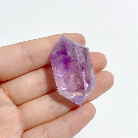 A97 Amethyst Double Point Enhydro Crystal