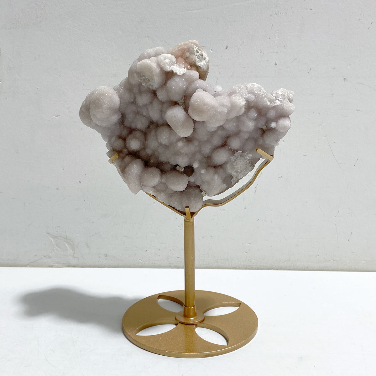 2 Pieces Raw Stilbite Specimen With Stand #6