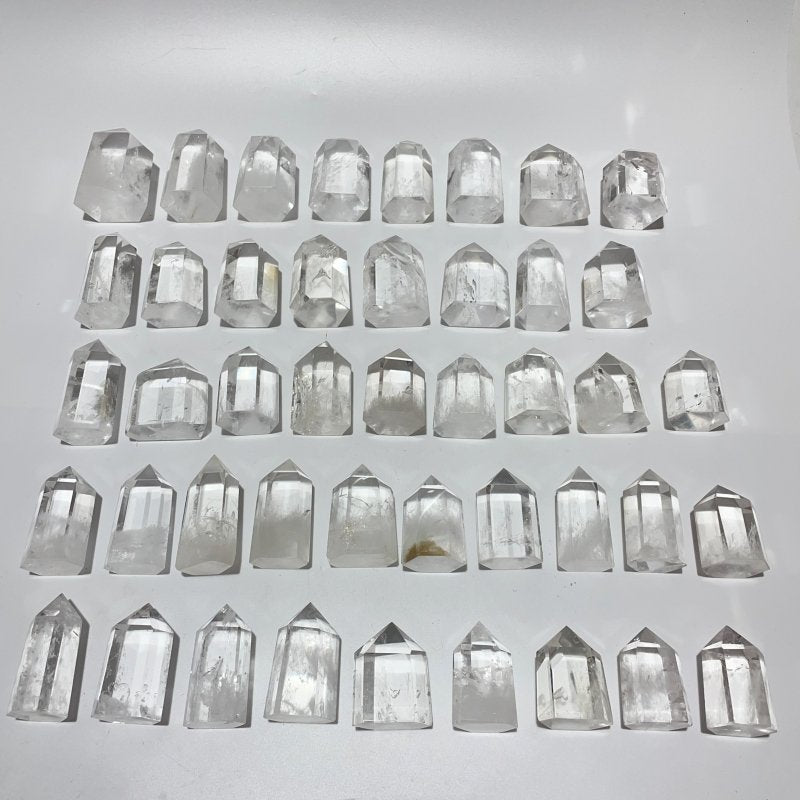 44 Pieces Fat Clear Quartz Tower -Wholesale Crystals