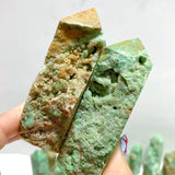 44 Pieces Indonesia Turquoise Druzy Geode Tower Point - Wholesale Crystals