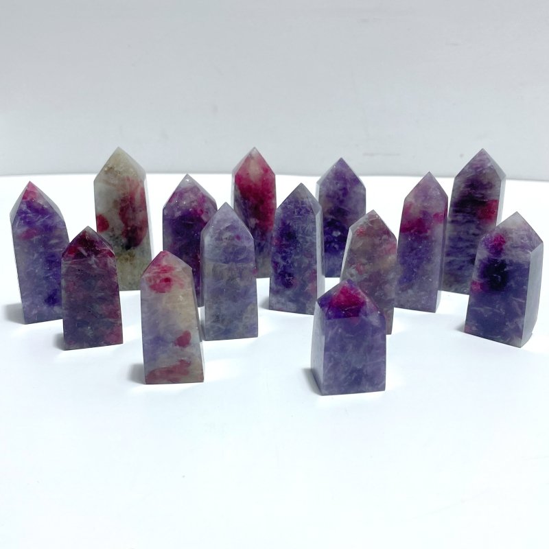 ricercare様　高品質　ユニコーンストーン　大きめ　タワー　ポイント 4.5-7.5CM Small Unicorn Stone Four-sided Tower Point Wholesale