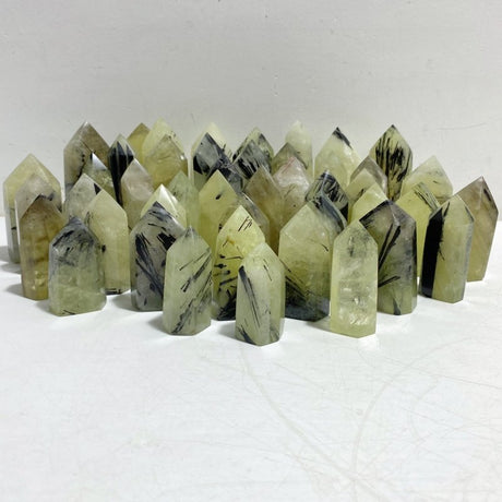 45 Pieces Heat Treatment Citrine Mixed Black Tourmaline Tower Point -Wholesale Crystals