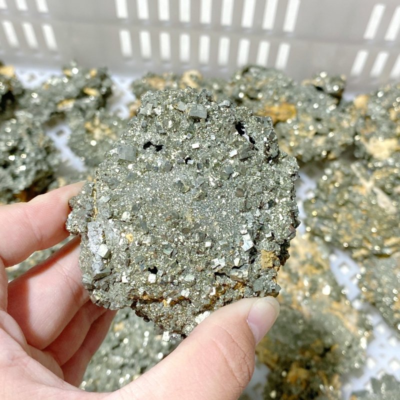 45 Pieces Raw Pyrite Stones (Sea Freight Only) -Wholesale Crystals
