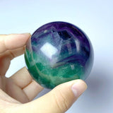 45.5KG Colorful Fluorite Rainbow Spheres 5-7cm (Sea Freight Only) -Wholesale Crystals