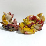 2 Pieces Mookaite Nine-tailed Fox Carving #3