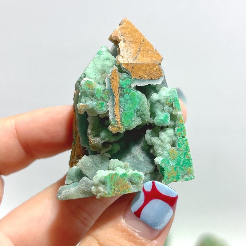 48 Pieces Indonesia Turquoise Druzy Geode Tower Points - Wholesale Crystals