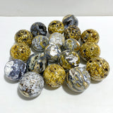 19 Pieces Geode Druzy 8th Vein Ocean Jasper Spheres