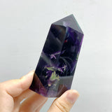 26 Pieces Feather Fluorite Four-sided Tower
