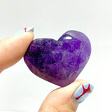 93 Pieces Amethyst Heart Shape