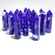 5 - 9CM Deep Blue Smelting Stone Quartz Tower Wholesale - Wholesale Crystals