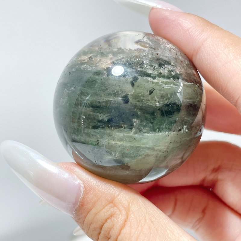 5 Pieces Beautiful Garden Quartz Sphere - Wholesale Crystals