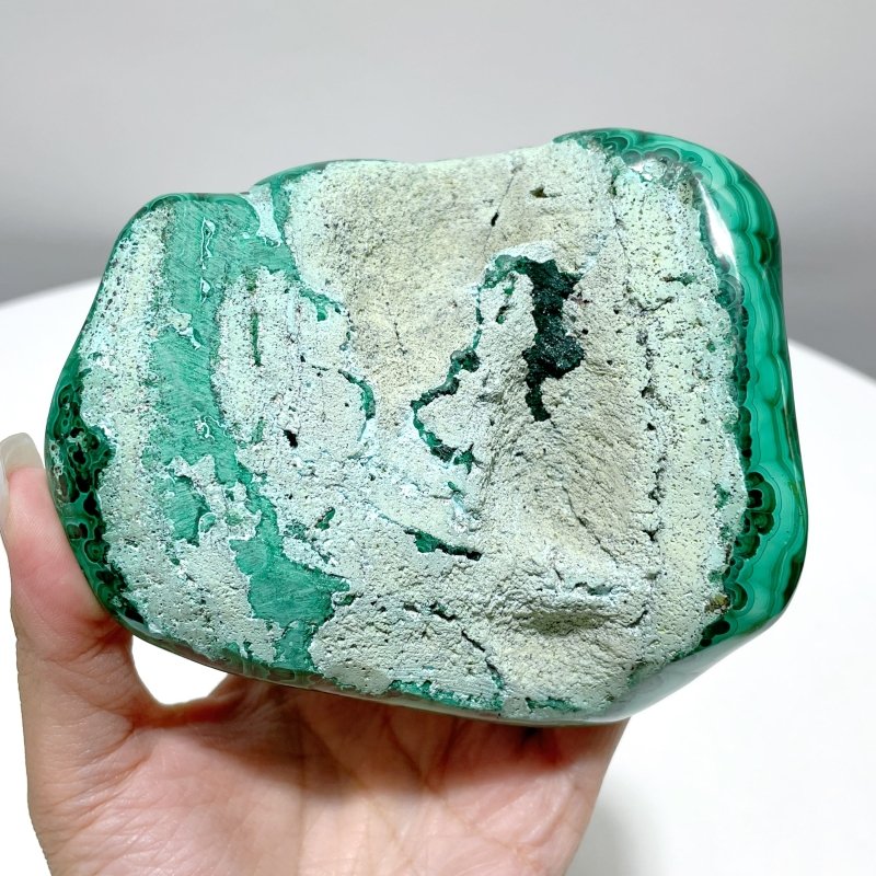 5 Pieces High Quality Polished Malachite Free Form - Wholesale Crystals