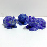5 Pieces Lapis Lazuli Bears Carving - Wholesale Crystals