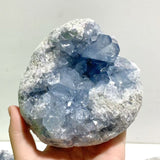 5 Pieces Large Blue Celestite Cluster Home Decor - Wholesale Crystals